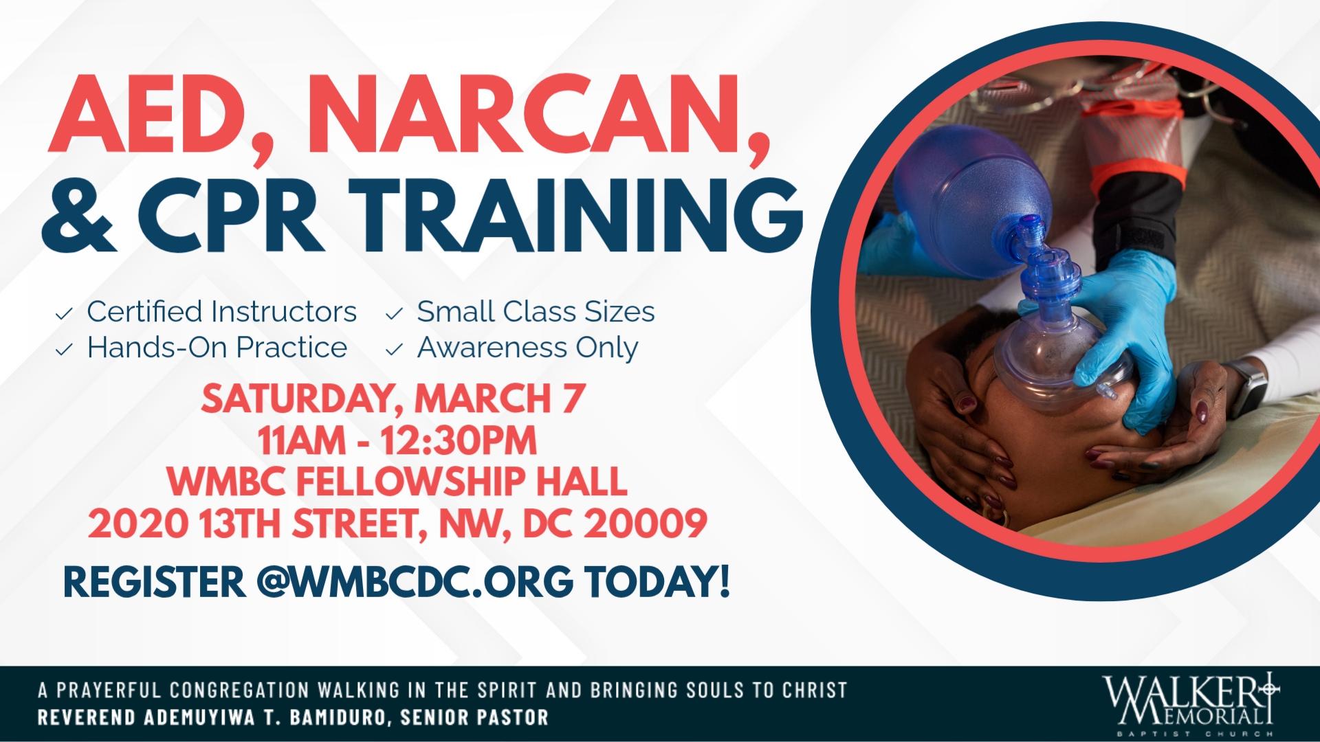AED, NARCAN &. CPR TRAINING